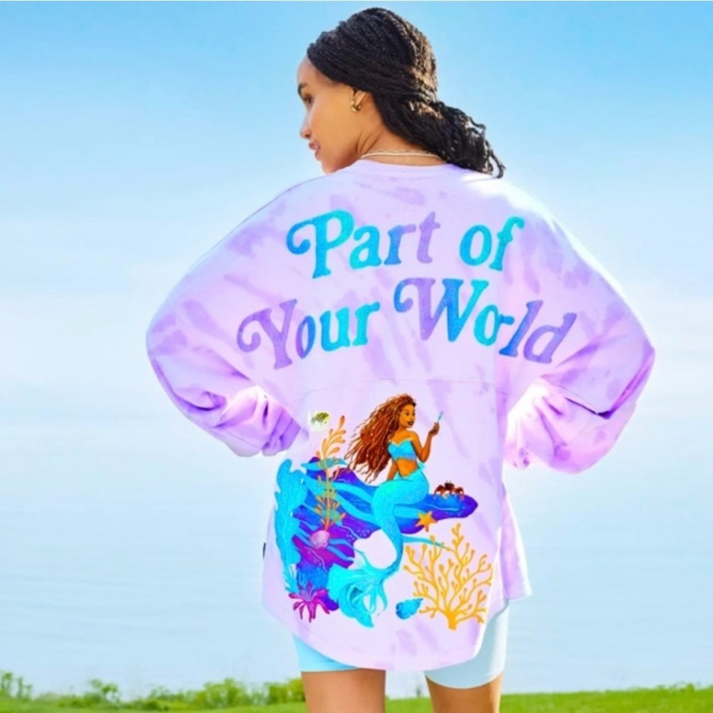 NWT Disney Parks spirit jersey live action little mermaid part of your world S